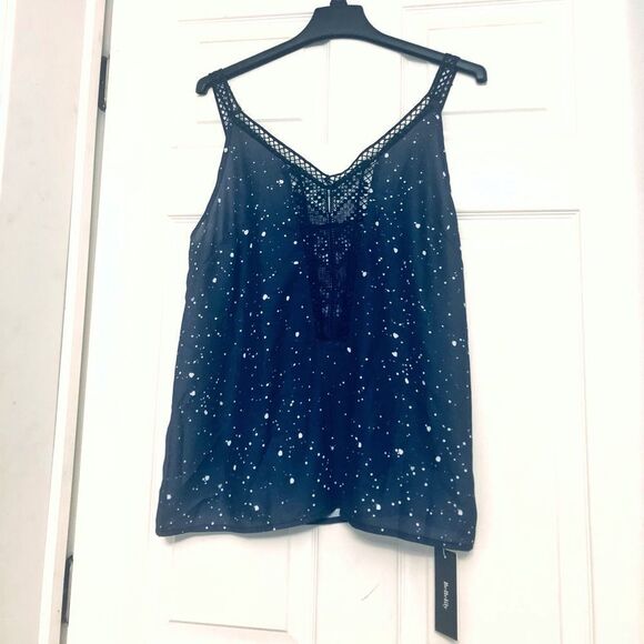 BelleLilly Black and White Large Tank Top - Picture 1 of 5
